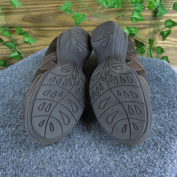 White Mountain Women's Clog Brown Synthetic Sz 7.5 Medium Gently Used 2025 - Picture 6 of 6